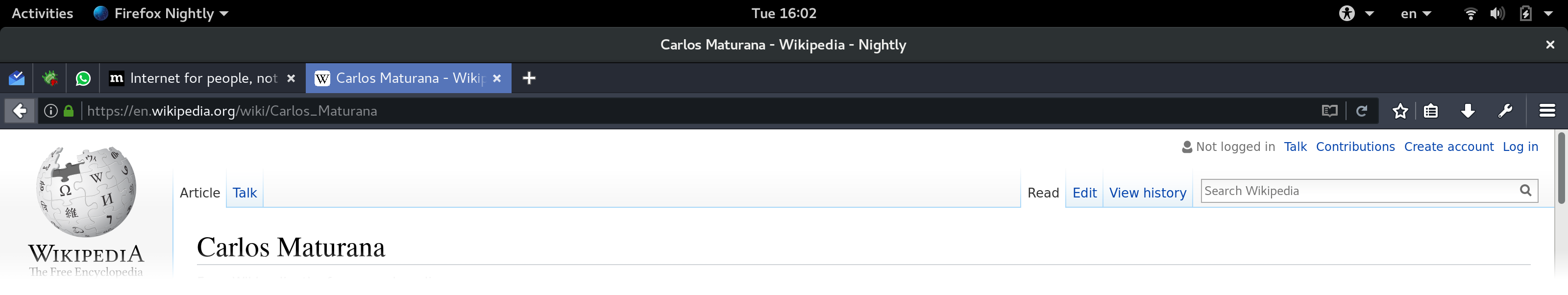 Firefox with dark window decorator